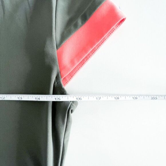 Joseph Ribkoff 60's Style Go-Go Dress Green Pink Women's 8 - Picture 7 of 8